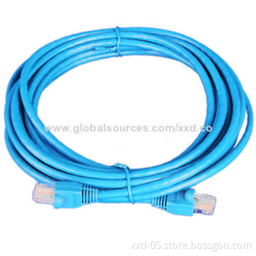 Cat5e Patch Cord from China Manufacturer, PVC Jacket with RoHS Directive-compliant